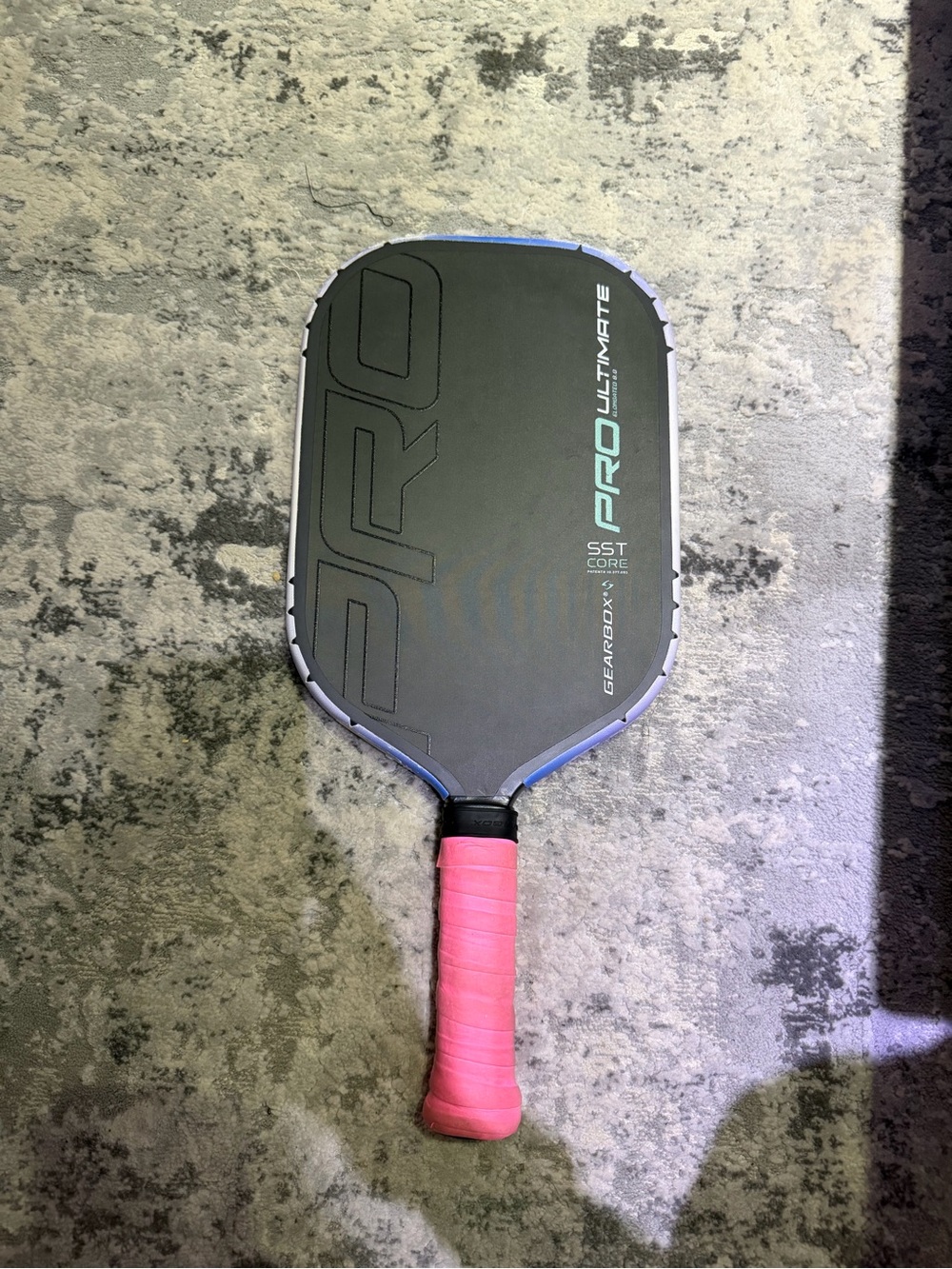 & Other Stories Pink-Handle Grey Pickleball Paddle